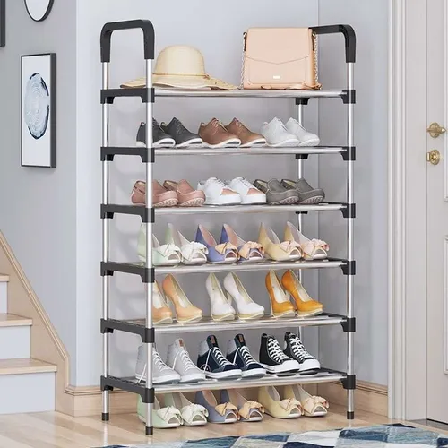 Zapatero Organizador Metálico 6 Niveles
