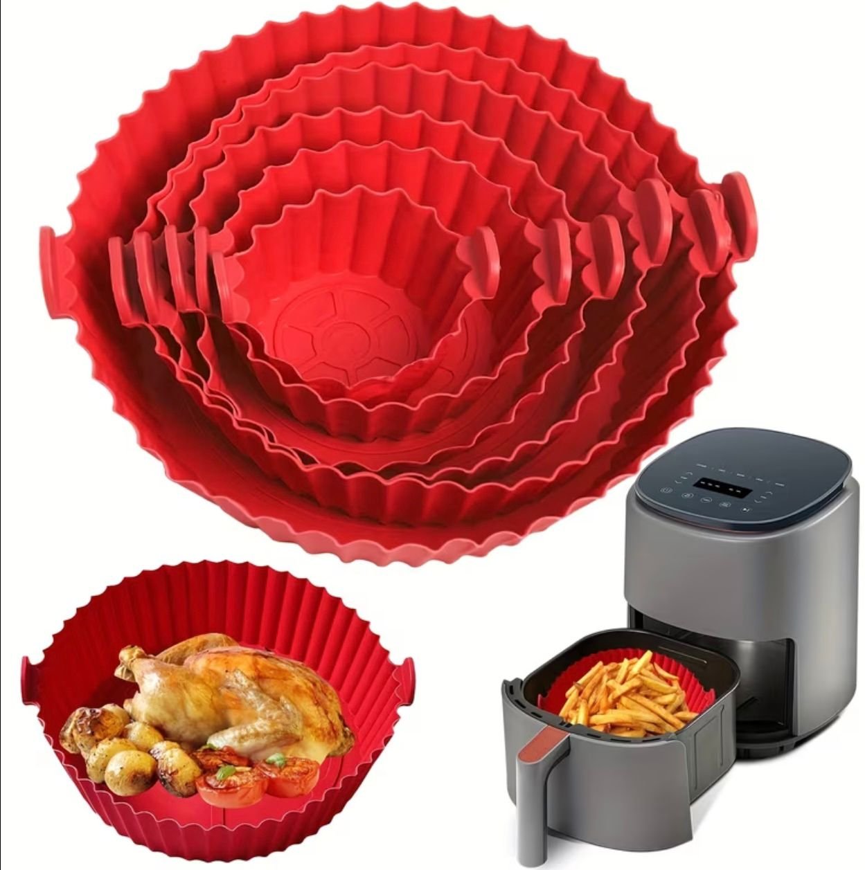 Molde Para Freidora Air Fryer X6 - Image 3